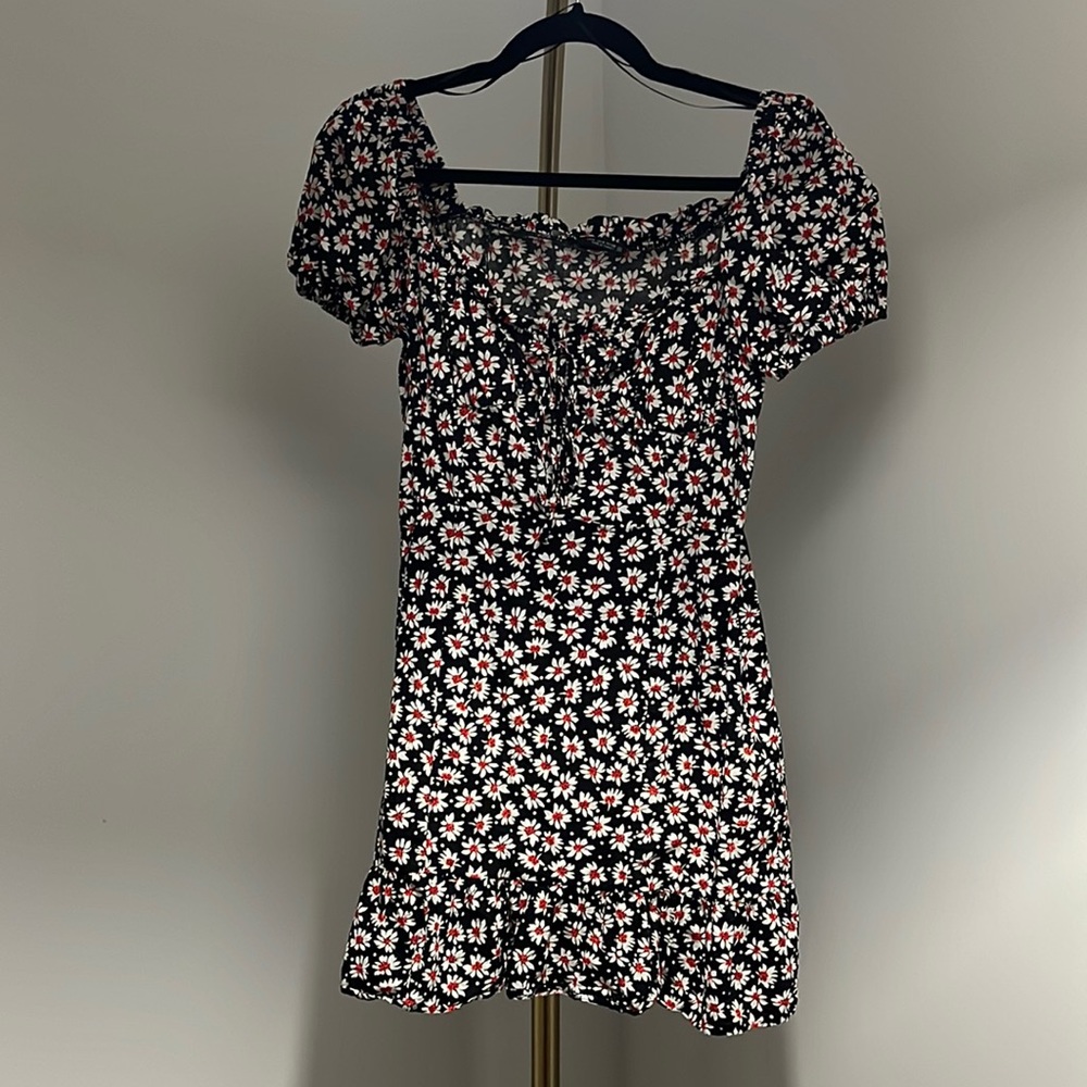Zara flower mini dress
